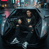 Mood Free hoodie with QR code for AR video activation