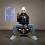 Mood Strong hoodie with QR code for AR video activation
