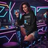 Mood Powerful hoodie with QR code for AR video activation