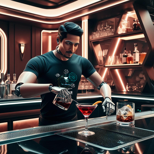 Martini Dimension T-shirt - Design For Dinner
