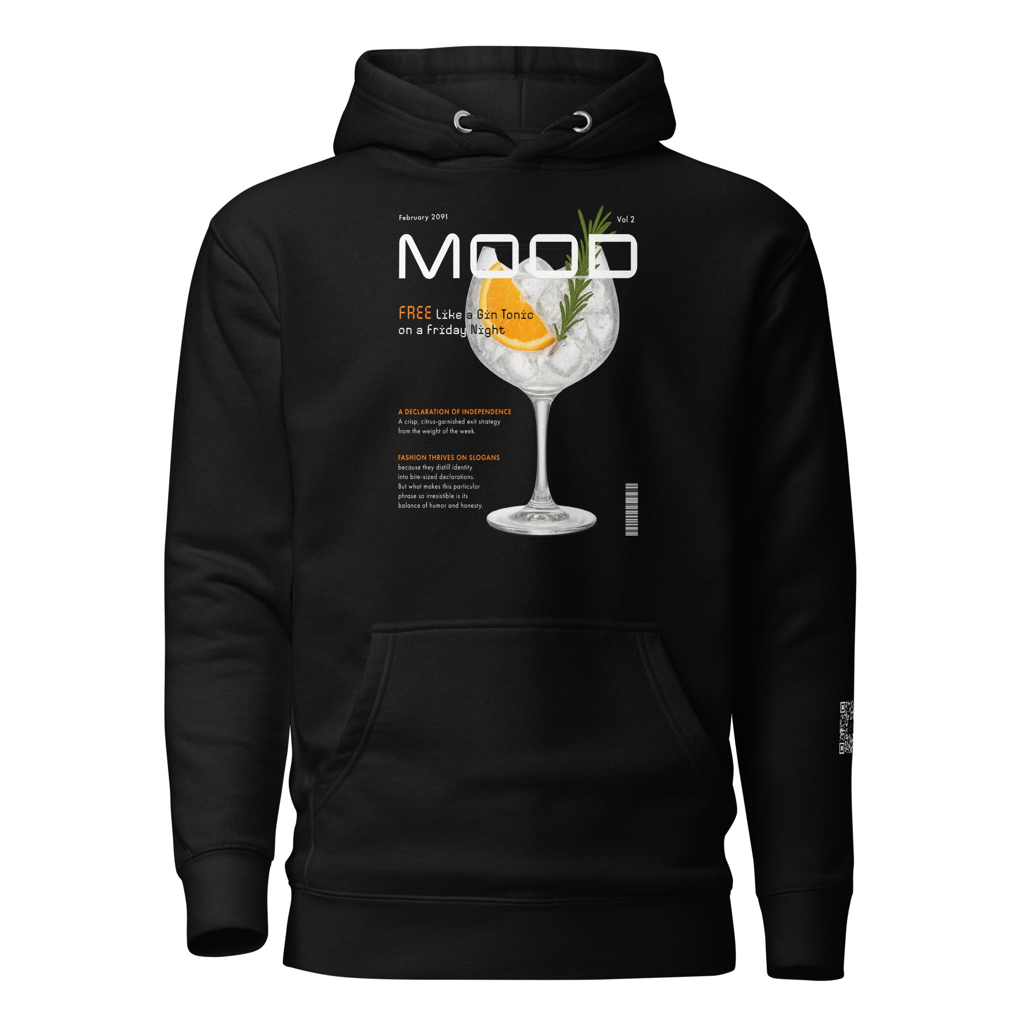 Mood Free AR black hoodie
