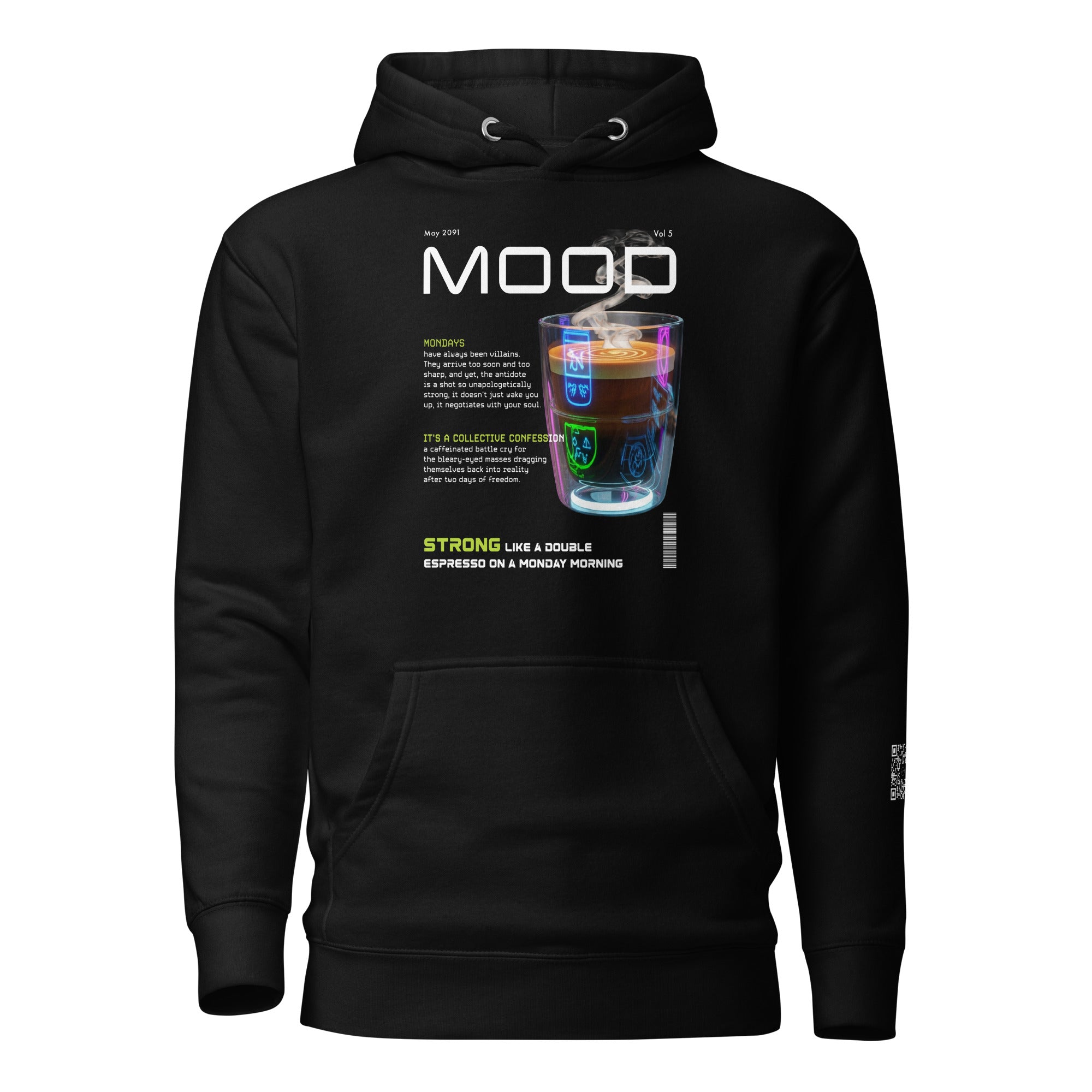 Mood Strong AR black hoodie