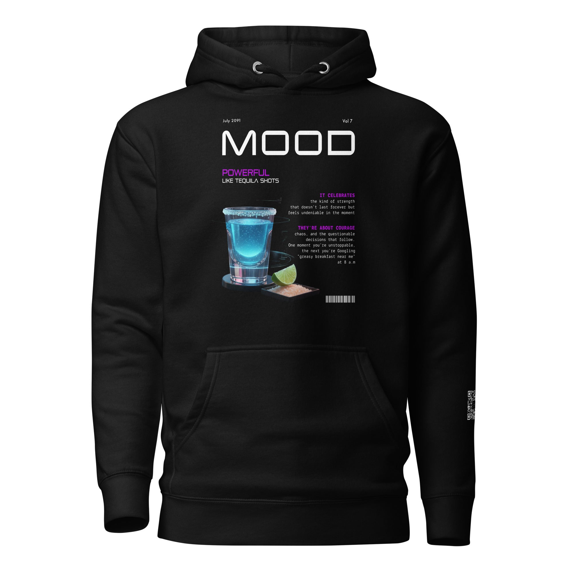 Mood Powerful AR black hoodie