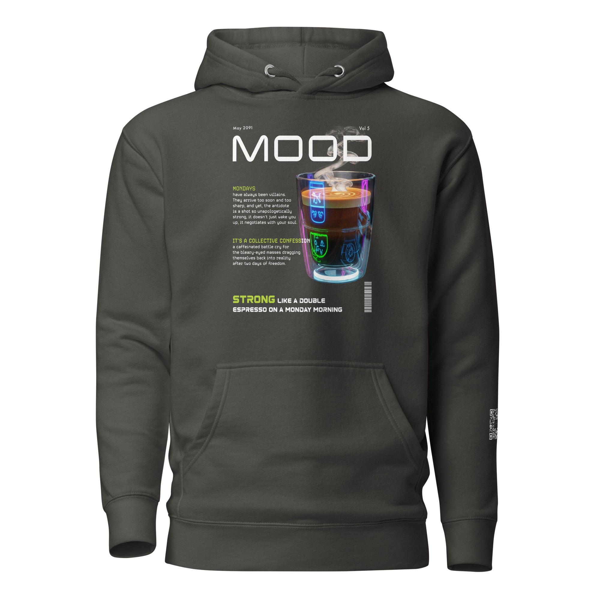 Mood Strong AR vintage black hoodie