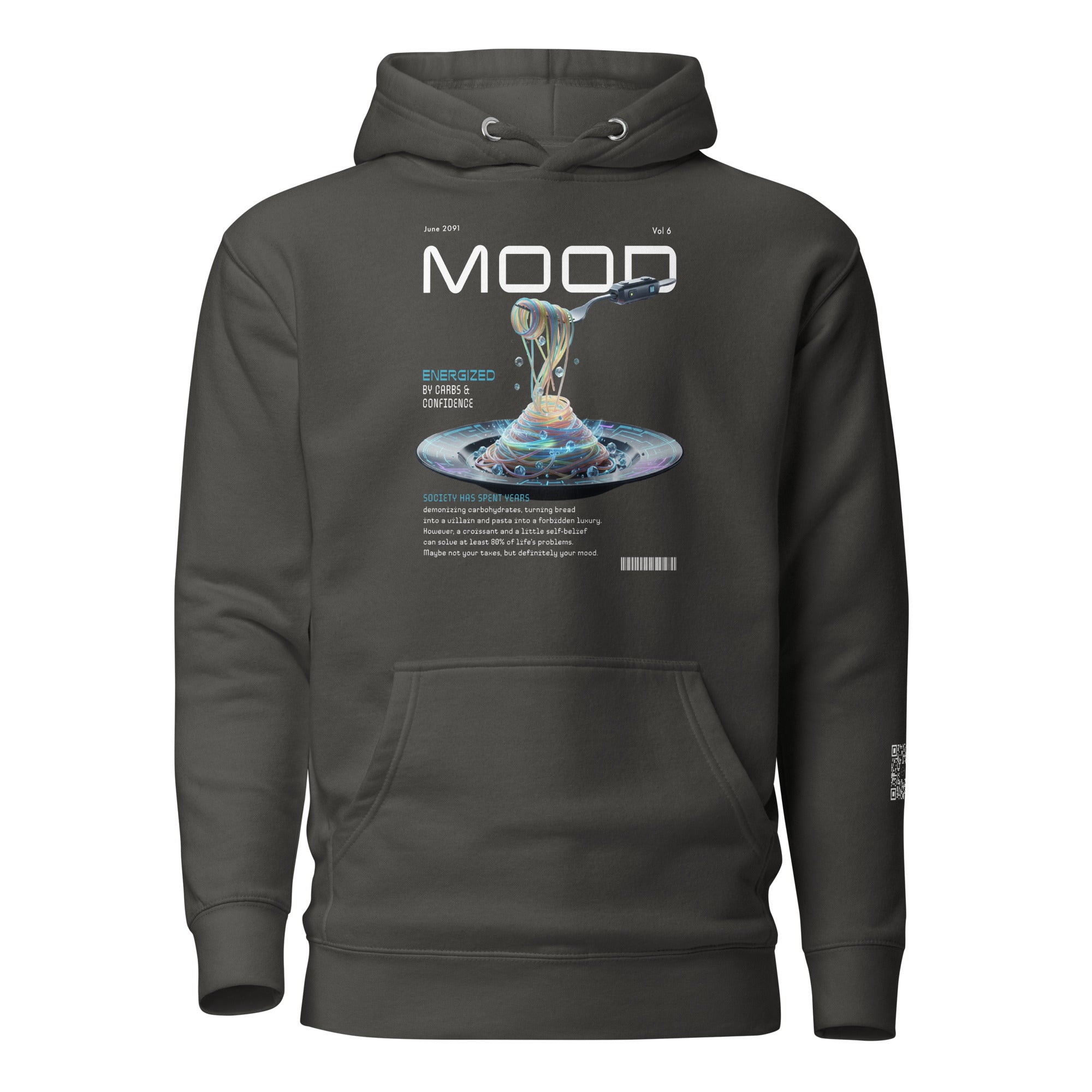 Mood Energized AR vintage black hoodie