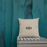 Black Font Premium Pillow freeshipping - Design For Dinner