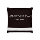 Hangover Black Pillow freeshipping - Design For Dinner