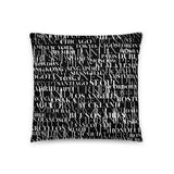 Cities&Countries Pillow Black freeshipping - Design For Dinner
