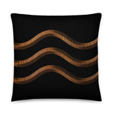 Wooden Waves Pillow freeshipping - Design For Dinner