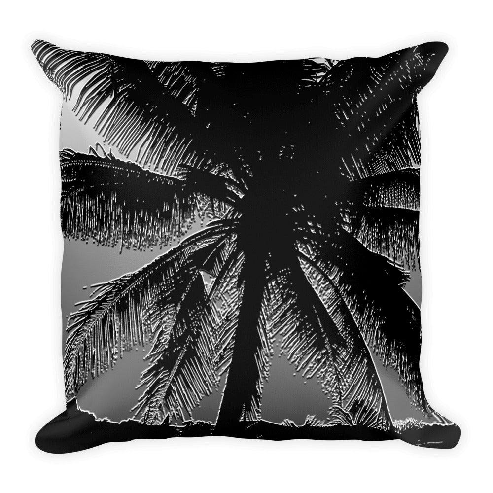 Palms Black&White Pillow freeshipping - Design For Dinner