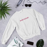 Rosé Embroidered Sweatshirt freeshipping - Design For Dinner