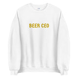 Beer Embroidered Sweatshirt freeshipping - Design For Dinner